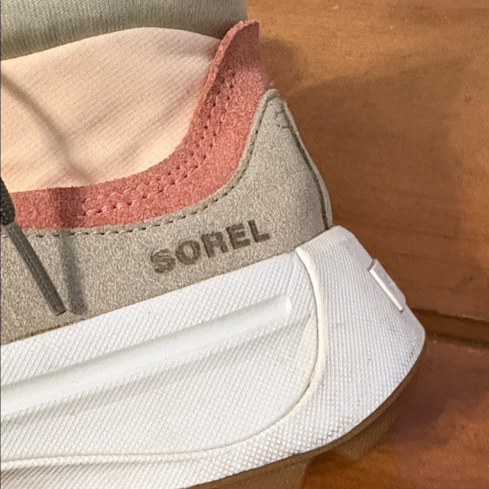 Sorel Ona 503 High-Top Sneakers in Pink, Cream, and Green Size 7.5 - Picture 11 of 16